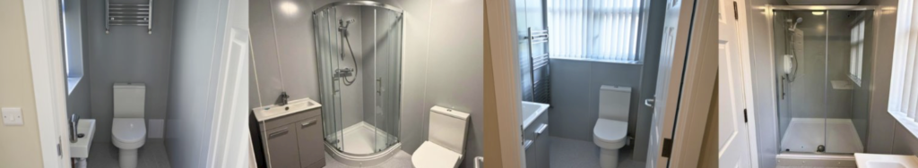 Images of the property's bathrooms