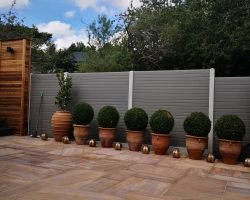 Private family development - landscaping