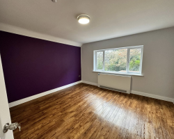 Purple Accent Wall